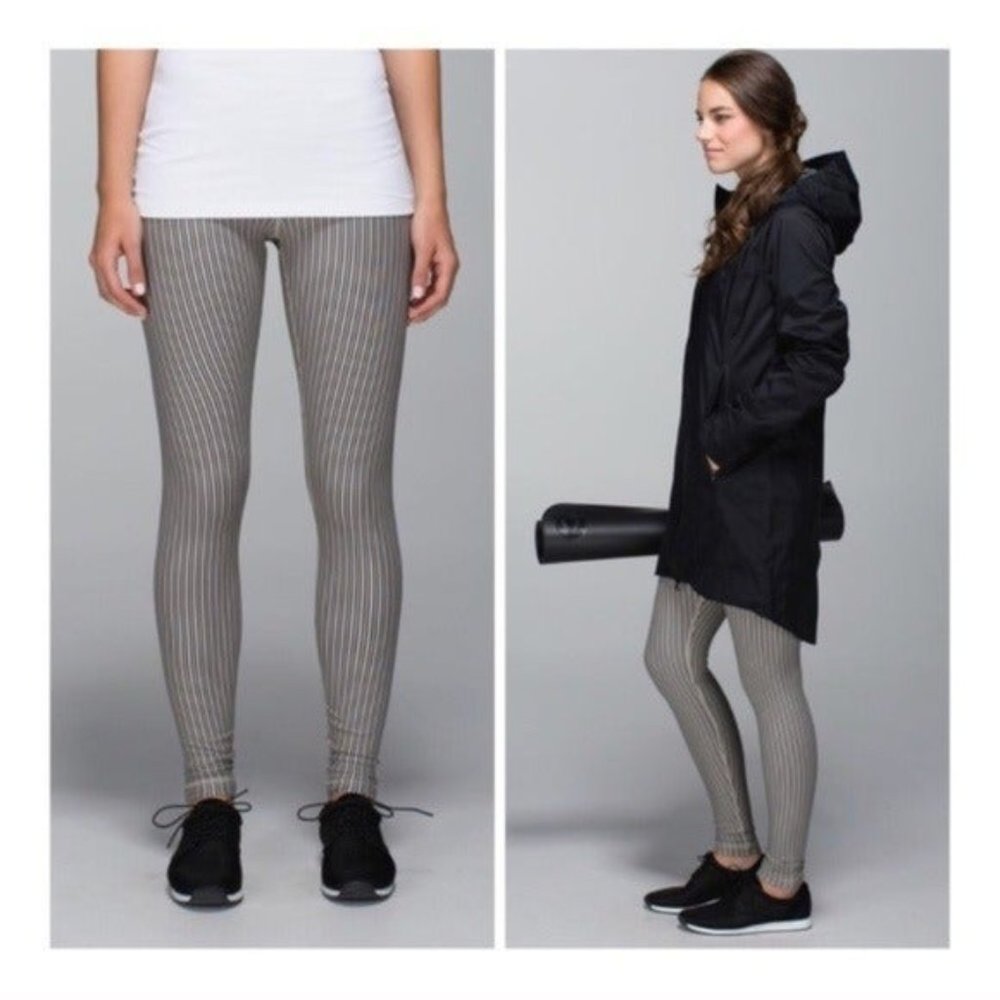 Lululemon Wunder under  striped leggings 4